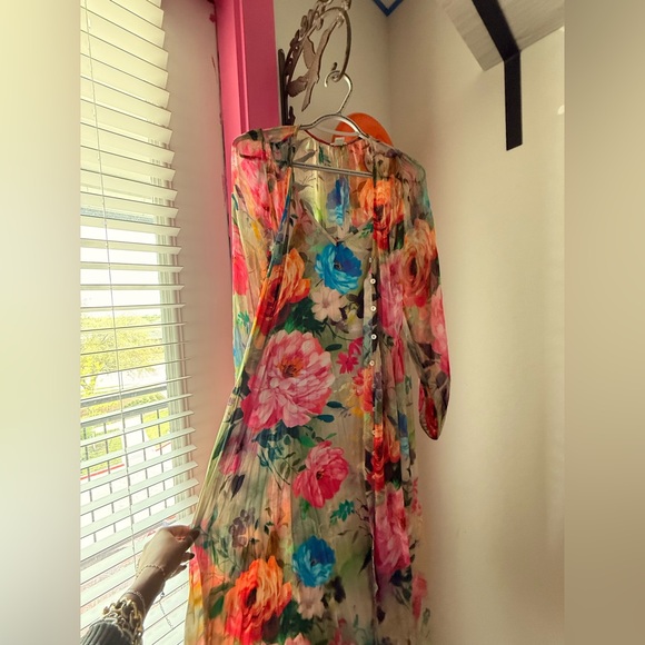 Sundance Multicolor Sheer Dress - Picture 8 of 10